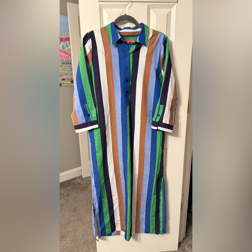 Vilagallo Multicolor Striped Dress